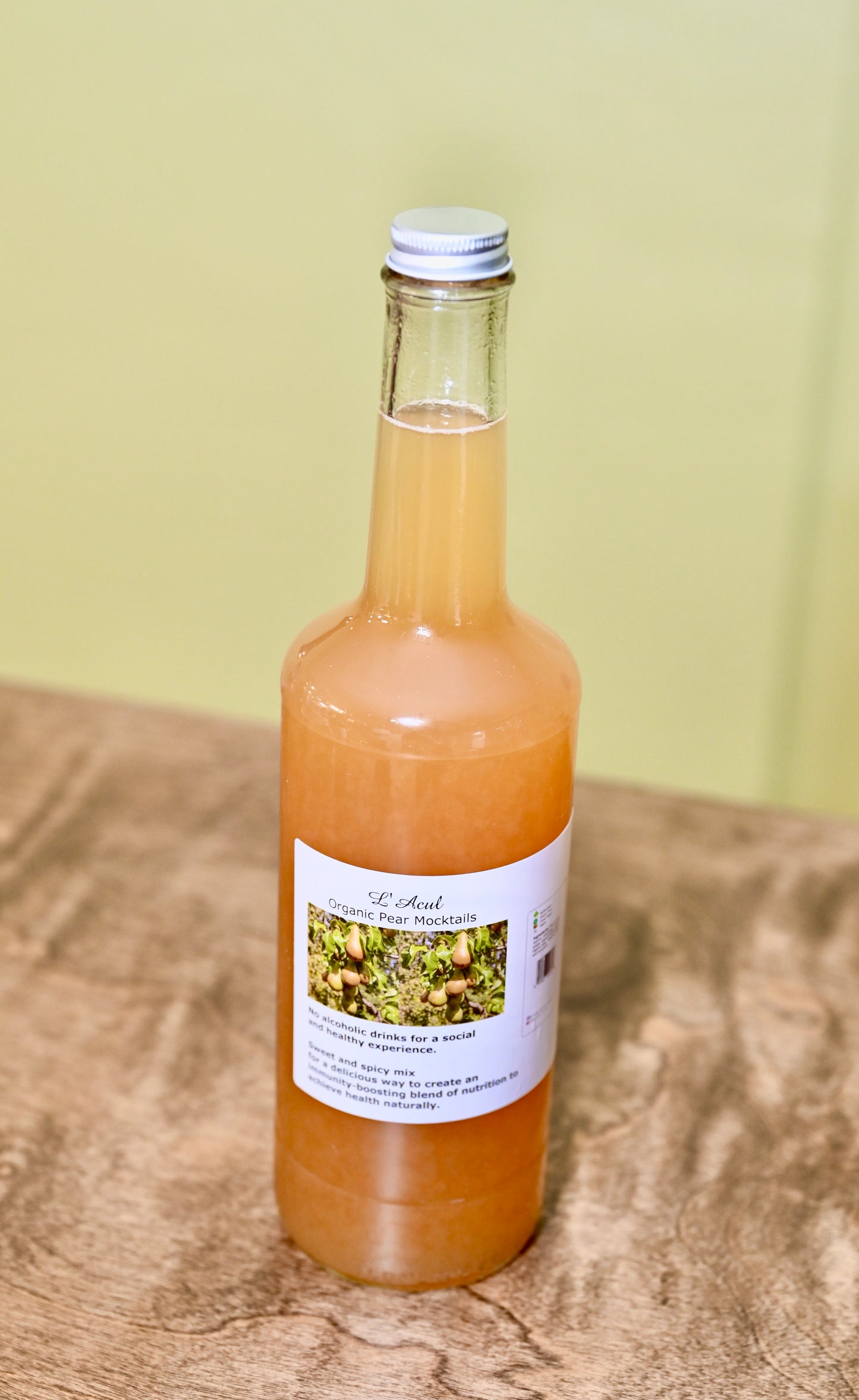 Organic Pear Mocktail